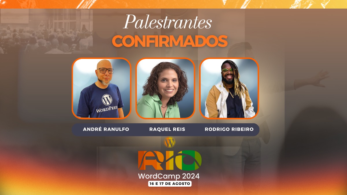 Confira os últimos palestrantes confirmados!